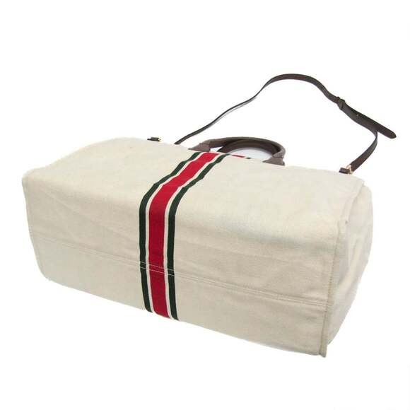 GUCCI White Leather Shoulder Bag - Picture 2 of 15